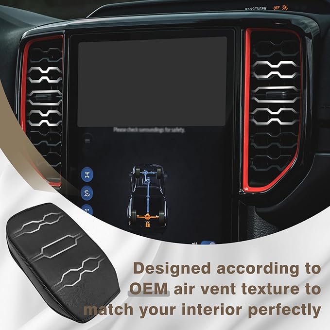Muslogy Center Console Armrest Cover Compatible - Image 2
