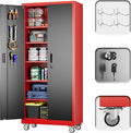 71" H×32" W×16" D Garage Storage Cabinet by GANGMEIMENTALSTORAGECABINET