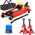 4 Piece Car Truck Floor Jack Service, Hydraulic Trolley Floor Jack & Jack by Unknown