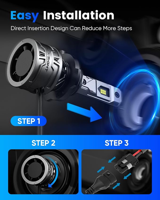 NOVSIGHT 9005 9006 H10 Fog Bulbs - Image 7