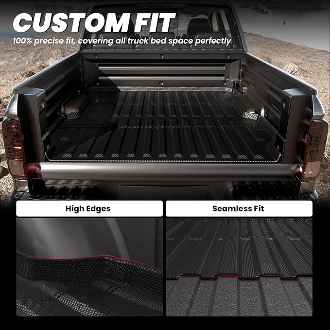 LASFIT Truck Bed Mat for Honda Ridgeline 2025 2024 2023 2022 2021 2020 2019 - Image 2