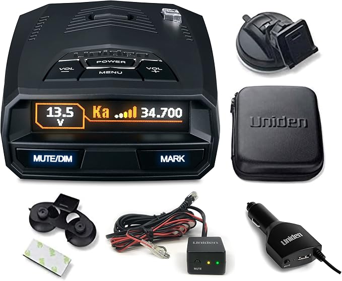 Bundle of Uniden R4w Extreme Long Range Laser/Radar Detector + Uniden Smart by Uniden