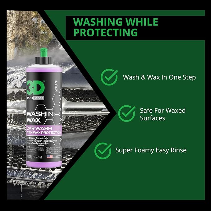 3D Wash N Wax Car Wash Soap - Image 2