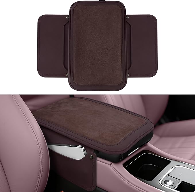 SINGARO Car Leather Center Console Cover by SINGARO