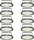 Viugreum 10 Pack 300W UFO LED High Bay Lights, 30000LM 6000K-6500K Daylight by Viugreum