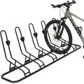 Floor Bike Rack for 5 Bikes, Safeguard Disc Brakes & Derailleurs Design by Kingarage