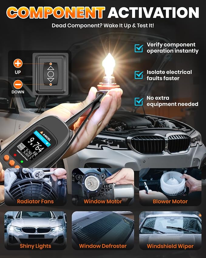 ANCEL PB500 Automotive Power Circuit Probe Tester Kit, 12/24V Car Electrical - Image 5