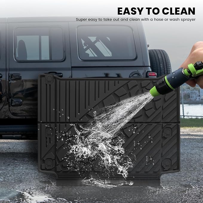LASFIT Trunk Mat for Jeep Wrangler Unlimited 4XE 2021-2024 2025 4 Door - Image 6