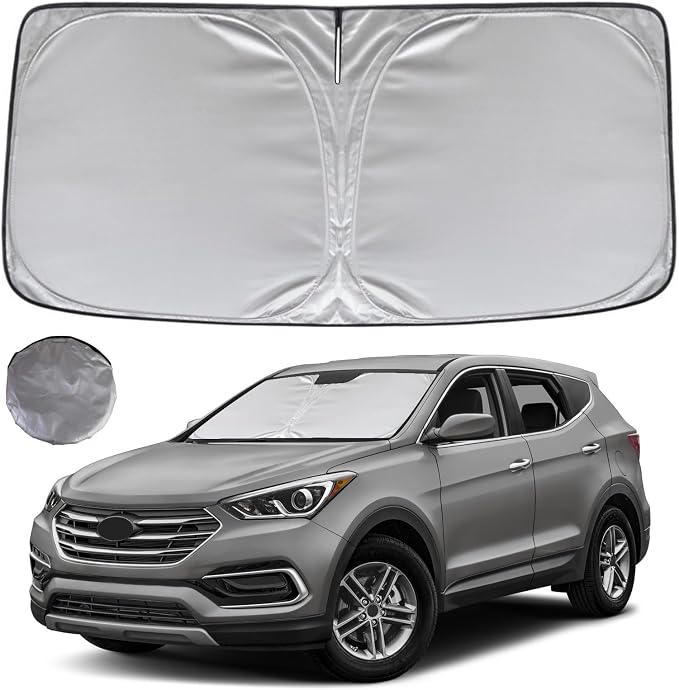 KAYZT Windshield Sun Shade for 2013-2018 Hyundai Santa Fe Foldable Sunshade by KAYZT
