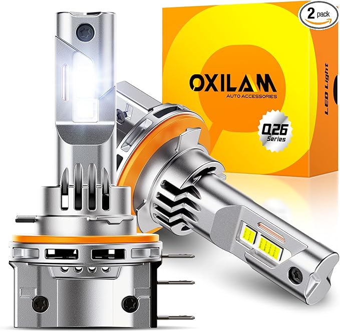 OXILAM H15 Daytime Running Light Bulb, 6500K Cool White 400% Brightness Halogen by OXILAMDIRECT