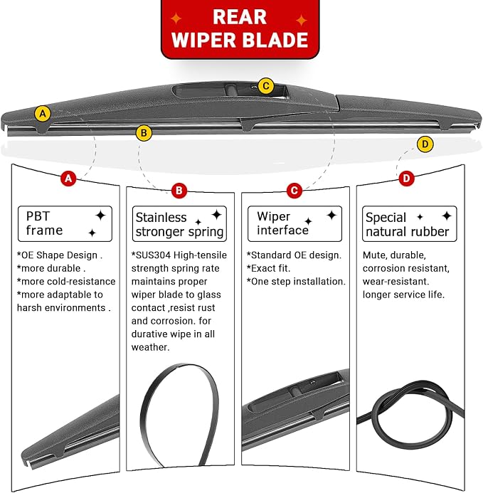 Windshield Wiper Blade Set Replacement - Image 6