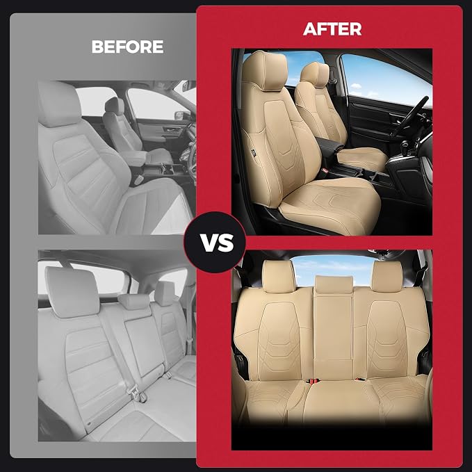 FREESOO CRV Seat Covers Full Set, - Image 7
