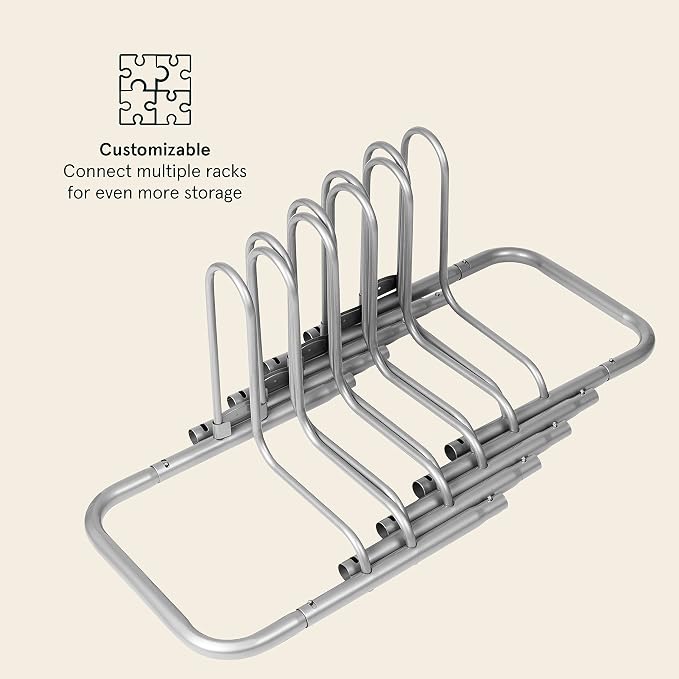 Retrospec Stash Rack 2, 4 & 5 Bike Floor Stand Bicycle Storage Organizer - Image 3