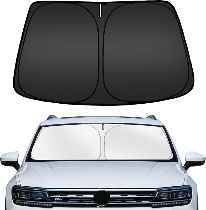 ARISMOTOR Windshield Sun Shade for Volkswagen Tiguan 2018-2025, Custom Fit by ARISMOTOR