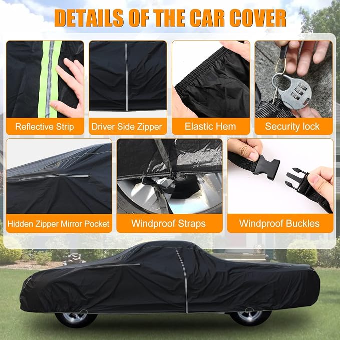 Waterproof Car Cover Compatible - Image 2