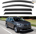 Window Visors Rain Guards for 2016 2017 2018 2019 2020 Kia Sorento, Out-Channel by YQAUTEC