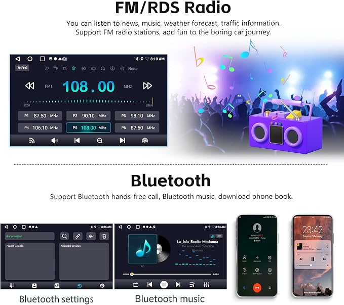 SIXTOP 2+64G Android Car Stereo - Image 5