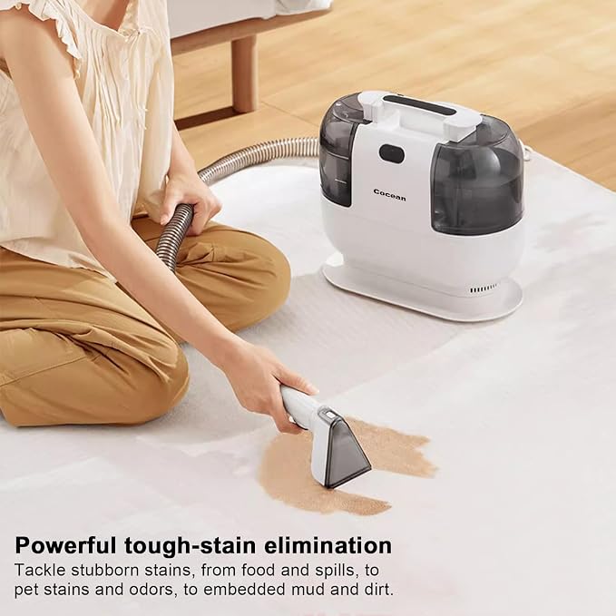COCEAN Multi-Purpose Portable Carpet and Upholstery Cleaner, Carpet Cleaner - Image 2