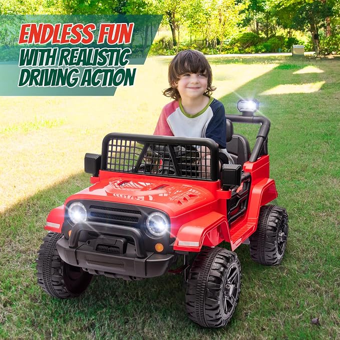 JOYMOR 12V Kids Ride on Truck - Image 7