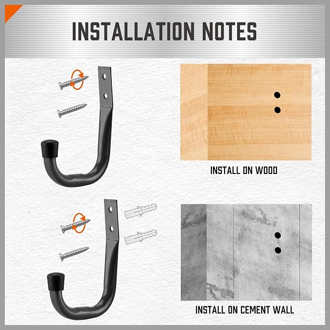 HORUSDY Garage Hooks Heavy Duty - Image 4