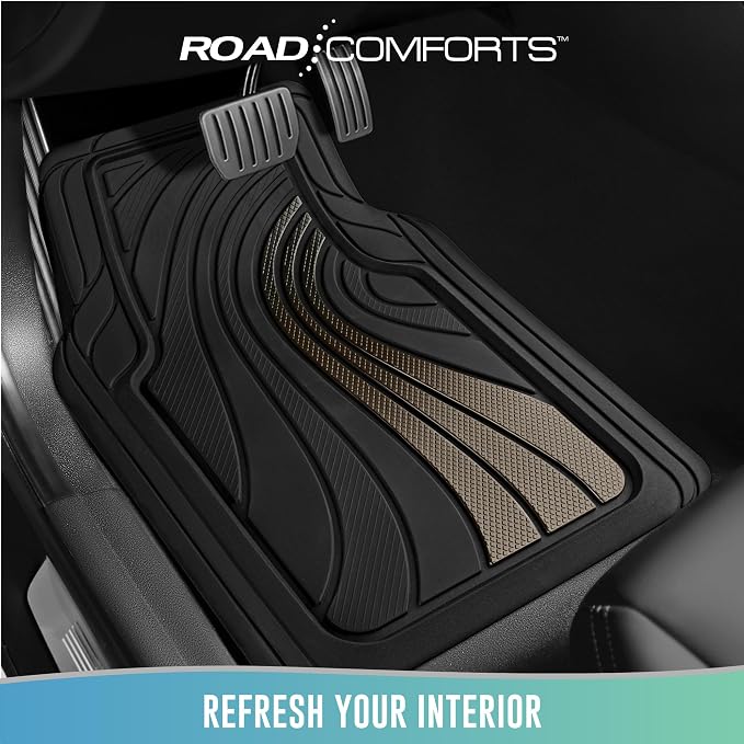 Road Comforts Car Floor Mats Full Set – Front & Rear Car Floor Mats - Image 2
