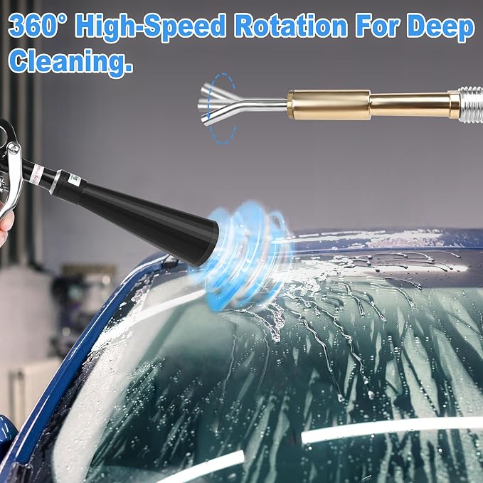 Air Blow Gun Car Detailing Dry Cleaning Gun High Pressure Cleaning Tool - Image 3