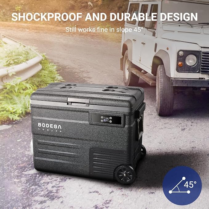 BODEGACOOLER 12 Volt Car Refrigerator, 58QT Car Fridge - Image 3