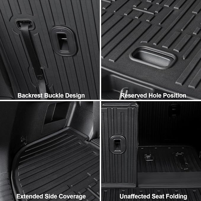 Floor Mats for Kia Telluride 2020-2024 2025 7-seat/8-seat Trunk Mat - Image 6