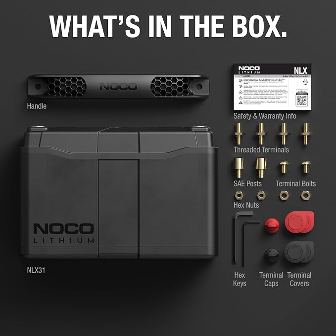 NOCO Lithium NLX31: 12V Dual-Purpose LiFePO4 Lithium-Ion Battery - Image 6