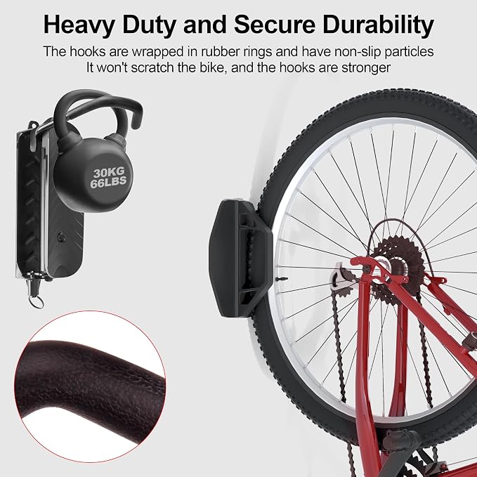 Swivel Bike Wall Mount, Vertical Bike Rack - Image 5