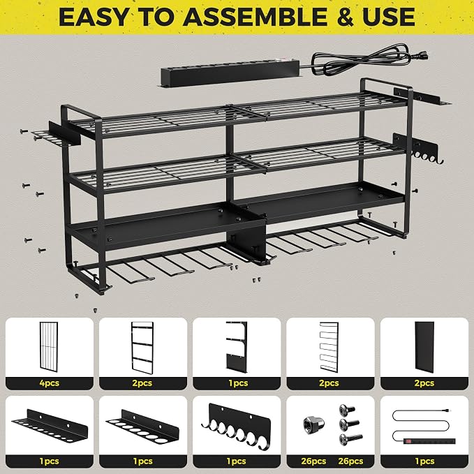 2 Pack Power Tool Organizer Wall Mount - Image 6