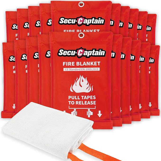 SecuCaptain Emergency Fire Blanket by SecuCaptain