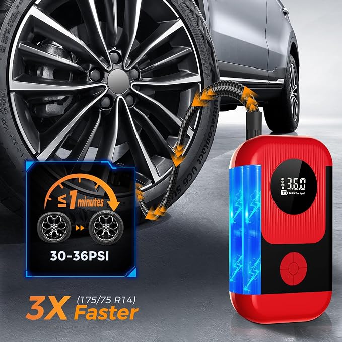 Tire Inflator Portable Air Compressor - Image 2