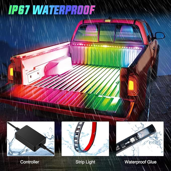 Nilight Truck Bed Light Strip RGB-IC LED Bar - Image 5