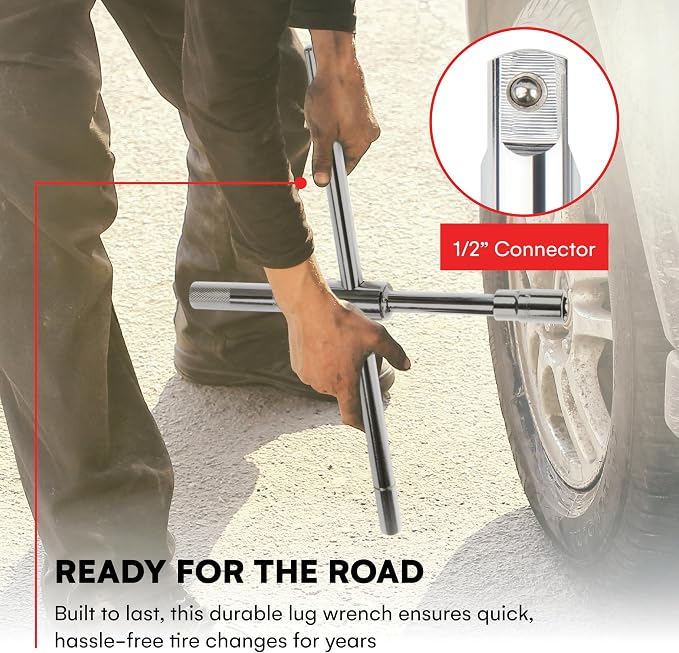 Boulder Tools 23 inch 4 Way Lug Wrench - Image 5