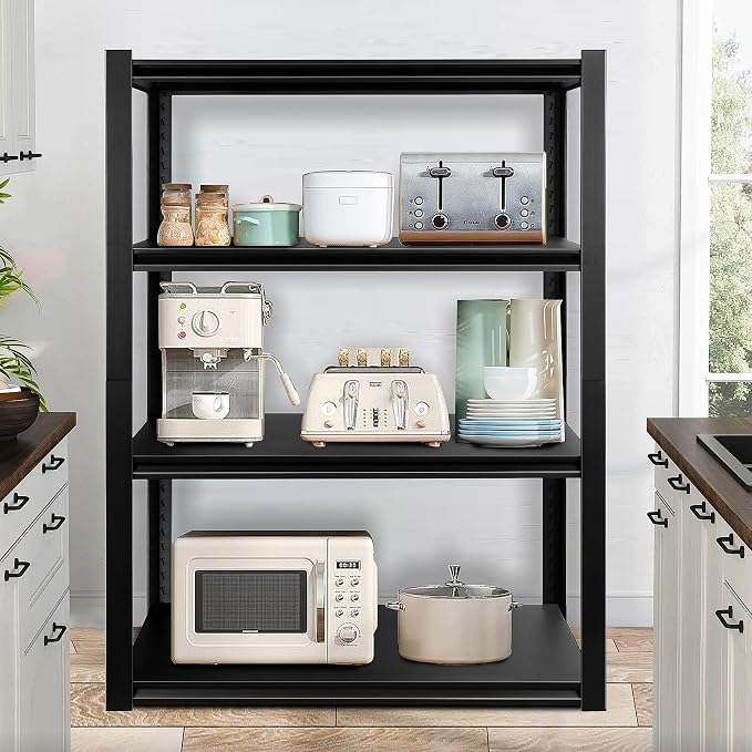 PACHIRA E-Commerce 39.4" W Garage Shelving Unit Heavy Duty, 4 Tier Adjustable - Image 8