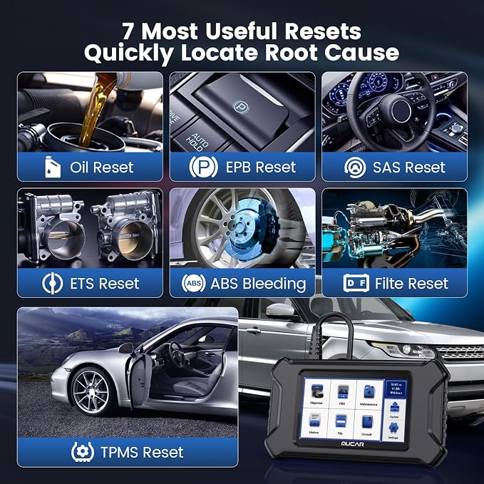 MUCAR CS6 OBD2 Scanner Diagnostic Tool, Engine Transmission BCM Car Scanner - Image 3