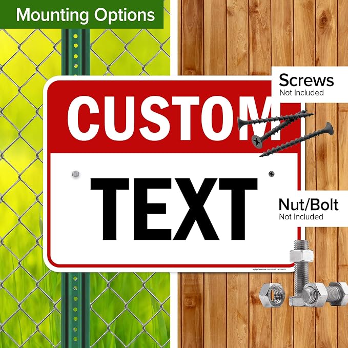 Custom Sign, Custom Sign for Business, Indoor/Outdoor use. 18x24 Inches - Image 5