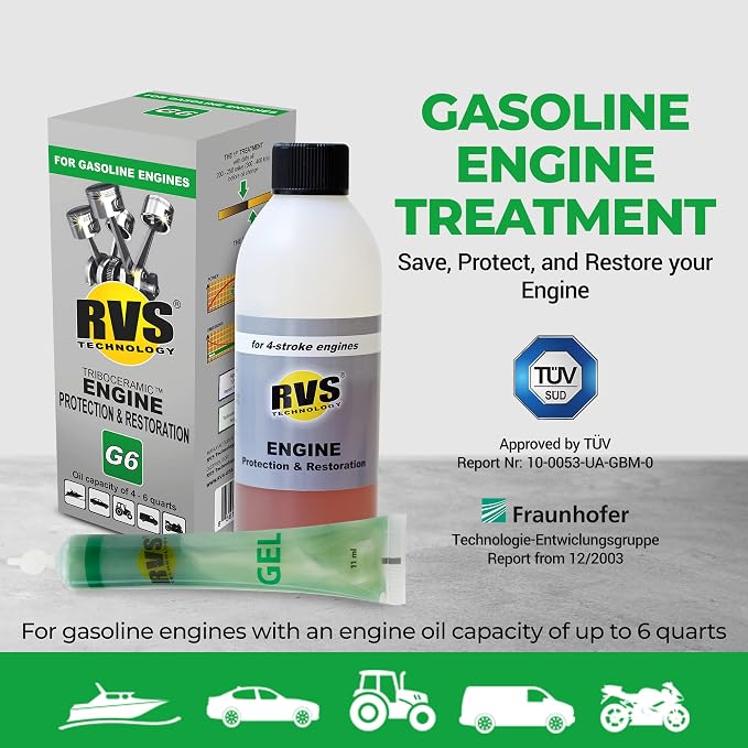 G6 Engine oil Treatment; For Gasoline Engines - Image 2