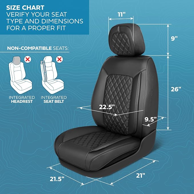 Elite Edition Faux Leather Seat Covers - Image 5
