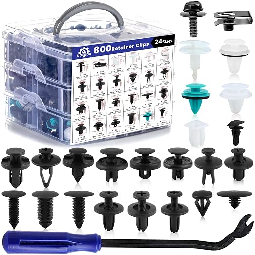 801pcs Car Push Retainer Clips by UNENDA