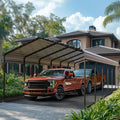 PHI VILLA 12'x30'x8.5 'Metal Carport by PHIVILLAThepioneerofcomfortablehouseholdsupplies