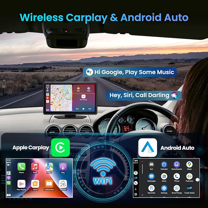 BIGASUO Apple Carplay & Android Auto Screen - Image 2