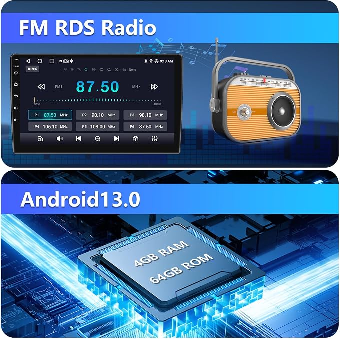 4G+64G Android 13 Car Radio for Honda Civic 2006-2011 - Image 5