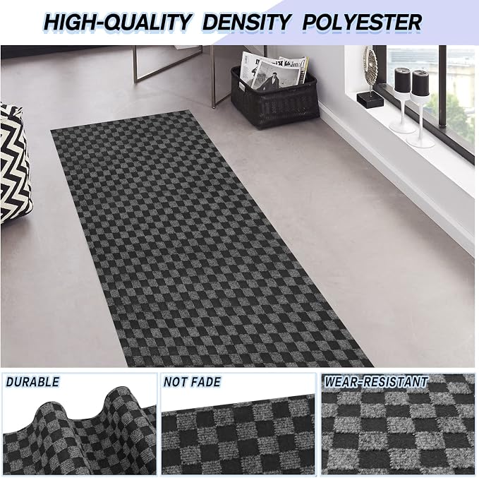 Custom Size Backed Non-Slip Area Rugs Runner, Easy Clean, Waterproof Runner Rugs - Image 2