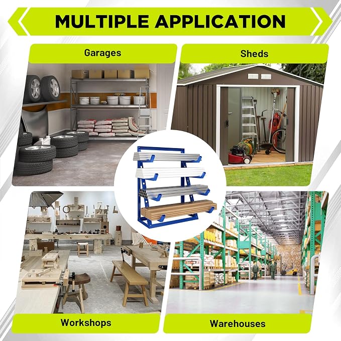 Heavy Duty Steel Horizontal Storage Rack - Image 8