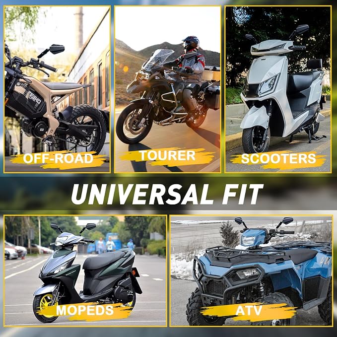 Motorcycle Mirrors, ATV Rear View Mirror - Image 7