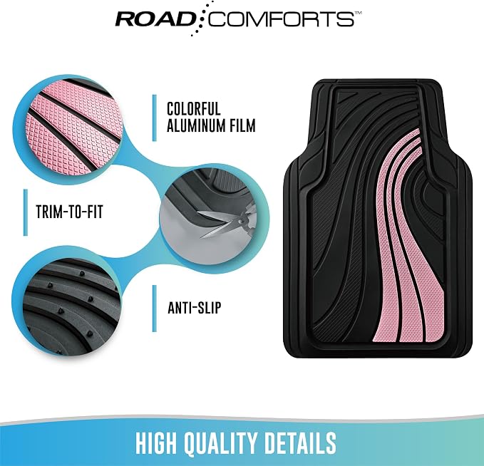Road Comforts Car Floor Mats Full Set – Front & Rear Car Floor Mats - Image 7
