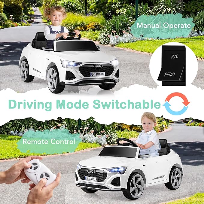 Licensed Audi SQ8 Ride on Car by OLAKIDS, 12V Kids Electric Vehicle - Image 4