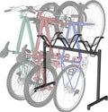 3 Bikes Floor Stand, Adjustable Bicycle Parking Rack by Sttoraboks